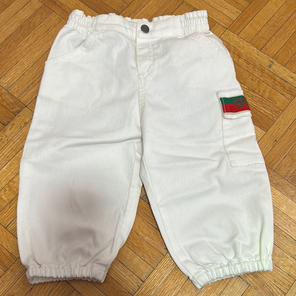 Gucci White Jeans with Relaxed Fit